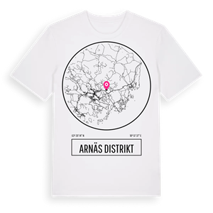 Arnäs distrikt t-shirt – ekologisk bomull t-shirt från Pinshirt