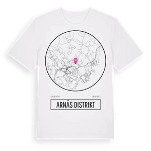 Arnäs distrikt t-shirt – ekologisk bomull t-shirt från Pinshirt