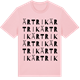Pink Cotton t-shirt med Ärtrik ordlek t-shirt