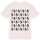 Vintage White t-shirt med Ås ordlek t-shirt