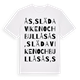 Ås, Slädaviken och Bullås ordlek t-shirt
