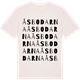 Vintage White t-shirt med Åsbodarna ordlek t-shirt