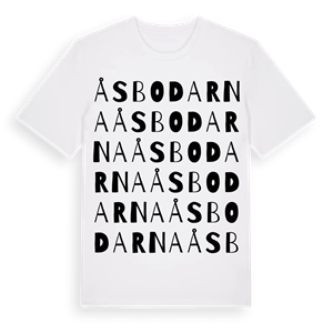 Åsbodarna ordlek t-shirt – ekologisk bomull t-shirt från Pinshirt