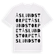 Åslundstorpet ordlek t-shirt