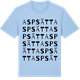 Blue Soul t-shirt med Aspsätt ordlek t-shirt