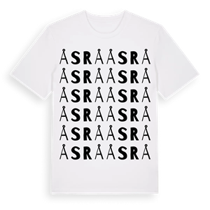Åsrå ordlek t-shirt – ekologisk bomull t-shirt från Pinshirt