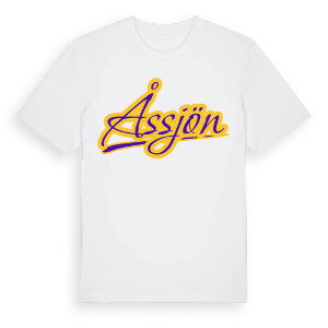 Åssjön baseball t-shirt – ekologisk bomull t-shirt från Pinshirt