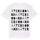 Återbodarna ordlek t-shirt