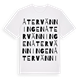 Återvänningen ordlek t-shirt