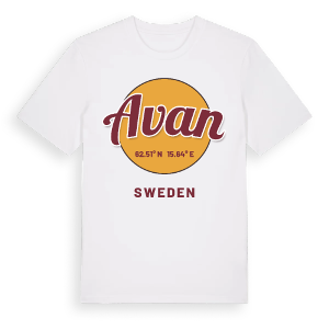 Avan cirkel t-shirt – ekologisk bomull t-shirt från Pinshirt