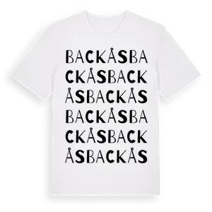 Backås ordlek t-shirt – ekologisk bomull t-shirt från Pinshirt
