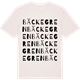 Vintage White t-shirt med Bäckegren ordlek t-shirt