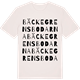Vintage White t-shirt med Bäckegrensbodarna ordlek t-shirt