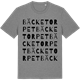 Mid Heather Gray t-shirt med Bäcketorpet ordlek t-shirt
