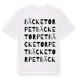 White t-shirt med Bäcketorpet ordlek t-shirt