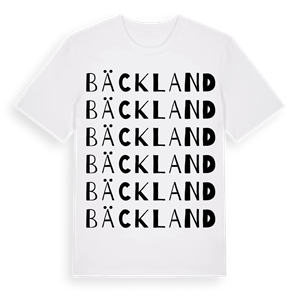 Bäckland ordlek t-shirt – ekologisk bomull t-shirt från Pinshirt