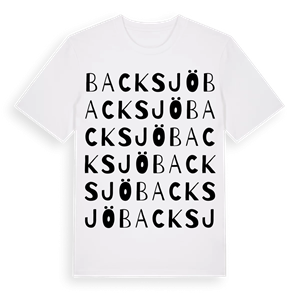 Backsjö ordlek t-shirt – ekologisk bomull t-shirt från Pinshirt