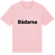 Pink Cotton t-shirt med Bådarna fetstil t-shirt