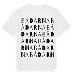Bådarna ordlek t-shirt – ekologisk bomull t-shirt från Pinshirt