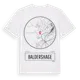 White t-shirt med Baldershage t-shirt
