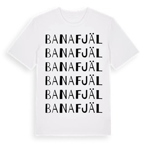Banafjäl ordlek t-shirt – ekologisk bomull t-shirt från Pinshirt