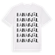 Banafjäl ordlek t-shirt