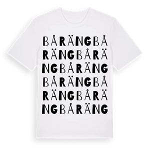 Båräng ordlek t-shirt – ekologisk bomull t-shirt från Pinshirt