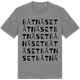 Mid Heather Gray t-shirt med Båtnäset ordlek t-shirt