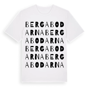 Bergabodarna ordlek t-shirt – ekologisk bomull t-shirt från Pinshirt