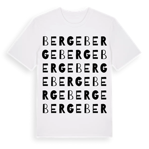 Berge ordlek t-shirt – ekologisk bomull t-shirt från Pinshirt
