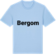 Blue Soul t-shirt med Bergom fetstil t-shirt