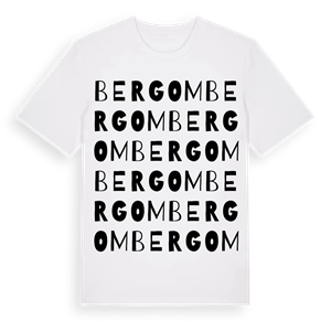 Bergom ordlek t-shirt – ekologisk bomull t-shirt från Pinshirt