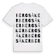 Bergsåker ordlek t-shirt
