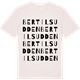Vintage White t-shirt med Bertilsudden ordlek t-shirt