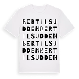 Bertilsudden ordlek t-shirt – ekologisk bomull t-shirt från Pinshirt