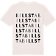 Vintage White t-shirt med Billsta ordlek t-shirt