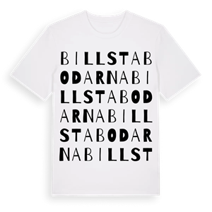 Billstabodarna ordlek t-shirt – ekologisk bomull t-shirt från Pinshirt
