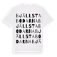 Bjällstabodarna ordlek t-shirt