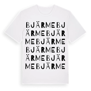 Bjärme ordlek t-shirt – ekologisk bomull t-shirt från Pinshirt