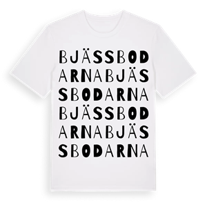 Bjässbodarna ordlek t-shirt – ekologisk bomull t-shirt från Pinshirt