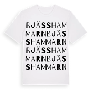 Bjässhammarn ordlek t-shirt – ekologisk bomull t-shirt från Pinshirt