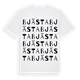 Bjästa ordlek t-shirt