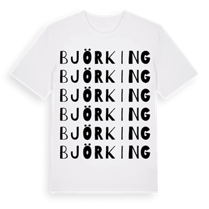 Björking ordlek t-shirt – ekologisk bomull t-shirt från Pinshirt