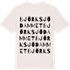 Vintage White t-shirt med Björksjödammet ordlek t-shirt