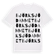 Björksjödammet ordlek t-shirt