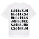 Björksjön ordlek t-shirt