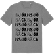 Mid Heather Gray t-shirt med Björnsjöbäck ordlek t-shirt