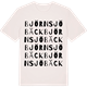 Vintage White t-shirt med Björnsjöbäck ordlek t-shirt