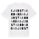 Bjurstabodarna ordlek t-shirt
