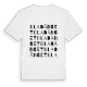 Bladänget ordlek t-shirt